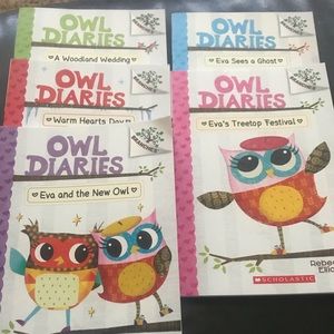 5 Owl Diary Books- plus more books 3 FREE